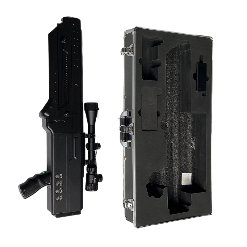  钦北手持便携式枪型低空防御反制四通道A型